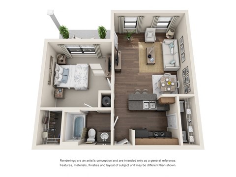 Sladestone | A1 Lower | One Bed | One Bath